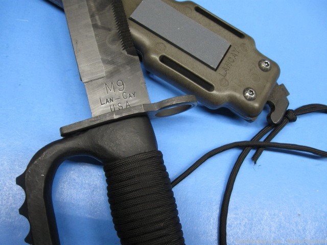 EDMF M9 LAN-CAY BAYONET KNUCKLE KNIFE WITH ORIGINAL SCABBARD-img-2
