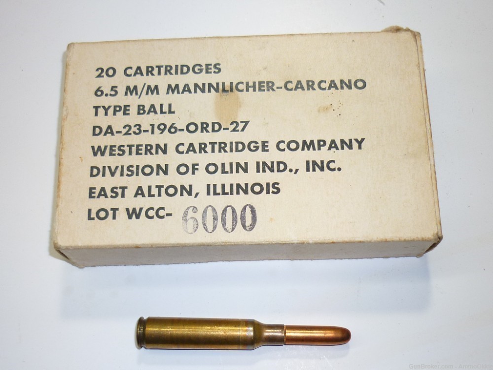 1rd - WCC Lot 6000 - 6.5 Carcano - Kennedy Assassination - 6.5x52-img-0