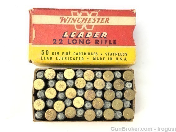 Winchester Leader .22 LR Vintage FULL BOX-img-6