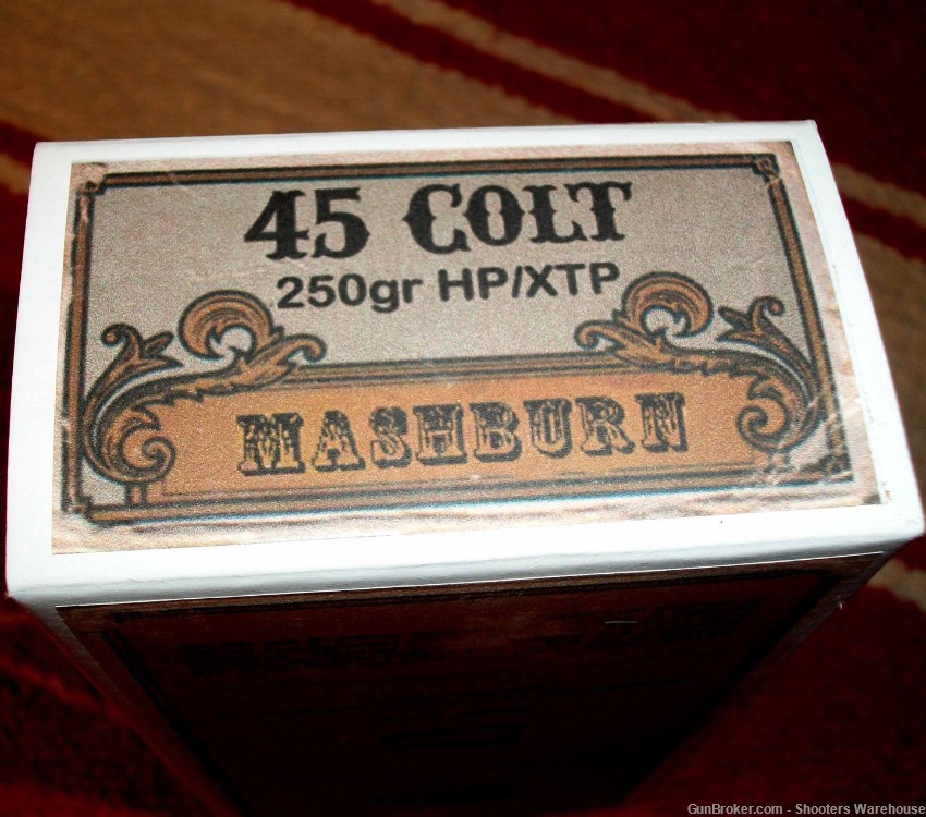 45 Colt 250gr HP/XTP Mashburn Cartridge Company 50rds NEW-img-1