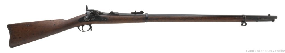 Scarce U.S. Model 1880 Triangular Rod Bayonet Rifle (AL5814)-img-0