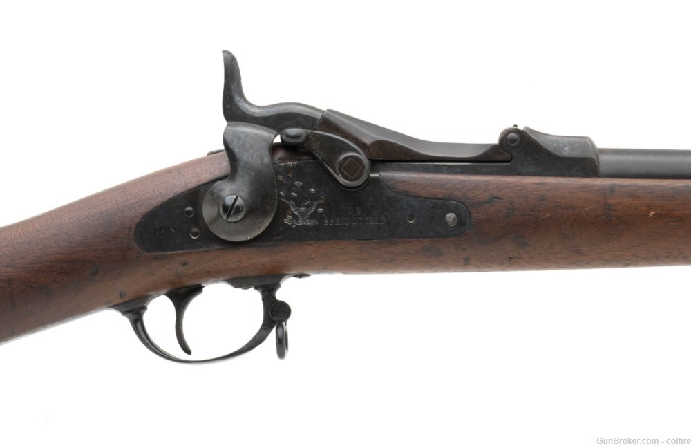 Scarce U.S. Model 1880 Triangular Rod Bayonet Rifle (AL5814)-img-1