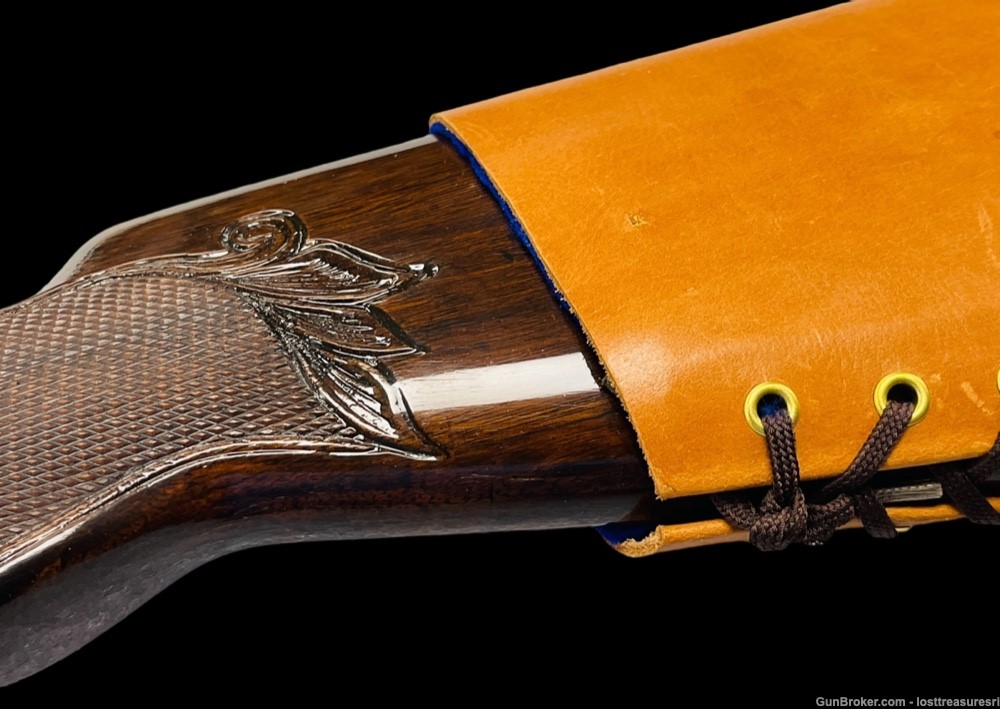Vintage Winchester 1907 Semi Automatic Rifle Chambered In .351 Engraved Mag-img-62