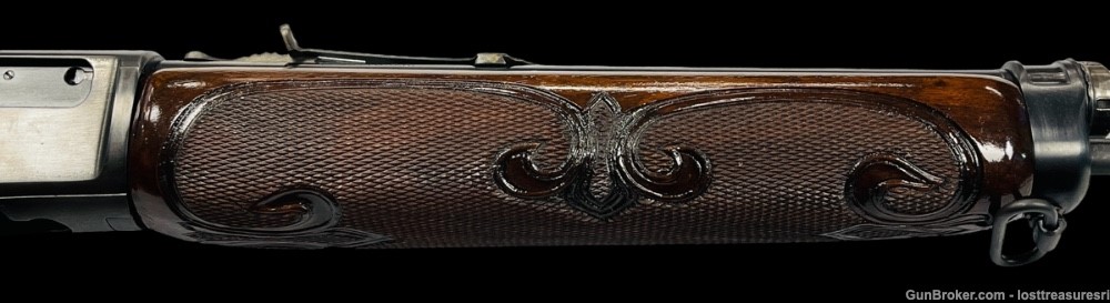 Vintage Winchester 1907 Semi Automatic Rifle Chambered In .351 Engraved Mag-img-71