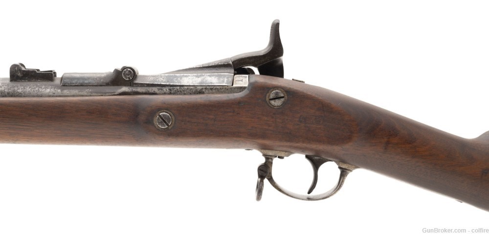 U.S. Springfield Model 1866 2nd Allin trapdoor rifle .50-70 (AL7324)-img-3