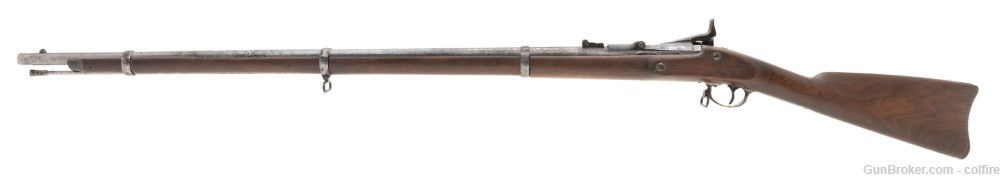 U.S. Springfield Model 1866 2nd Allin trapdoor rifle .50-70 (AL7324)-img-1