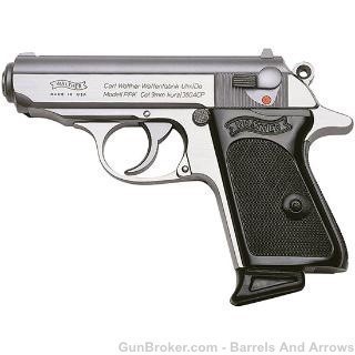 WALTHER ARMS PPK 380ACP 3.3" SS 2 6RD-img-0
