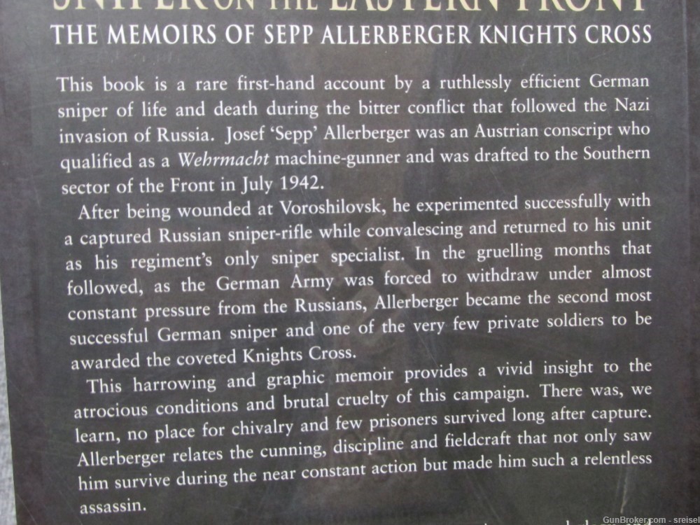 SNIPER ON THE EASTERN FRONT-THE MEMOIRS OF SEPP ALLERBERGER-KNIGHTS CROSS-img-2
