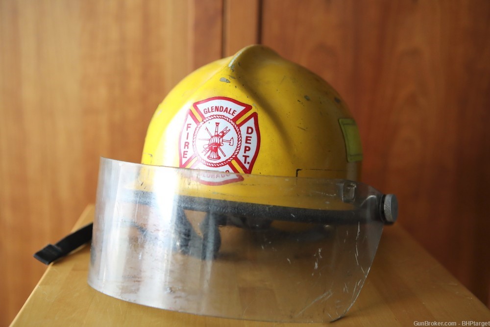 Fire Helmet Glendale CO genuine Cairns & Brothers Department Issued-img-0