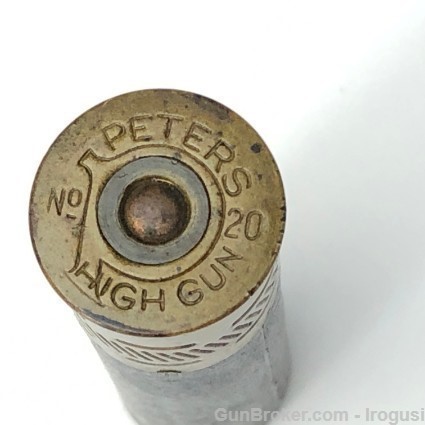 Peters High Gun Paper Shotshell 20 Ga 1910-1920-img-1