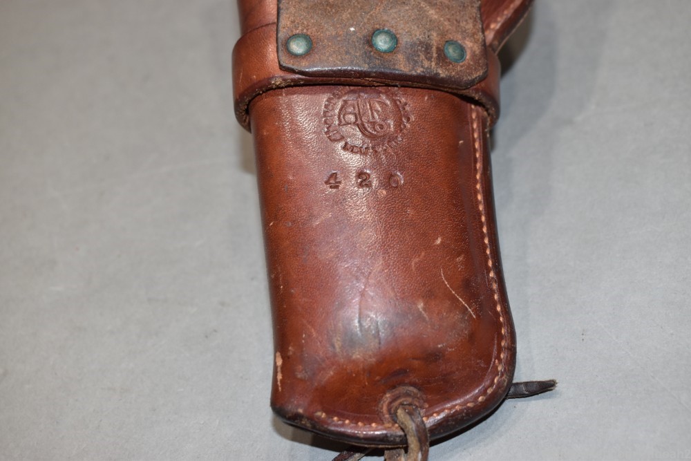 Heiser Abercrombie & Fitch 420 Right Handed Brown Leather Holster-img-5