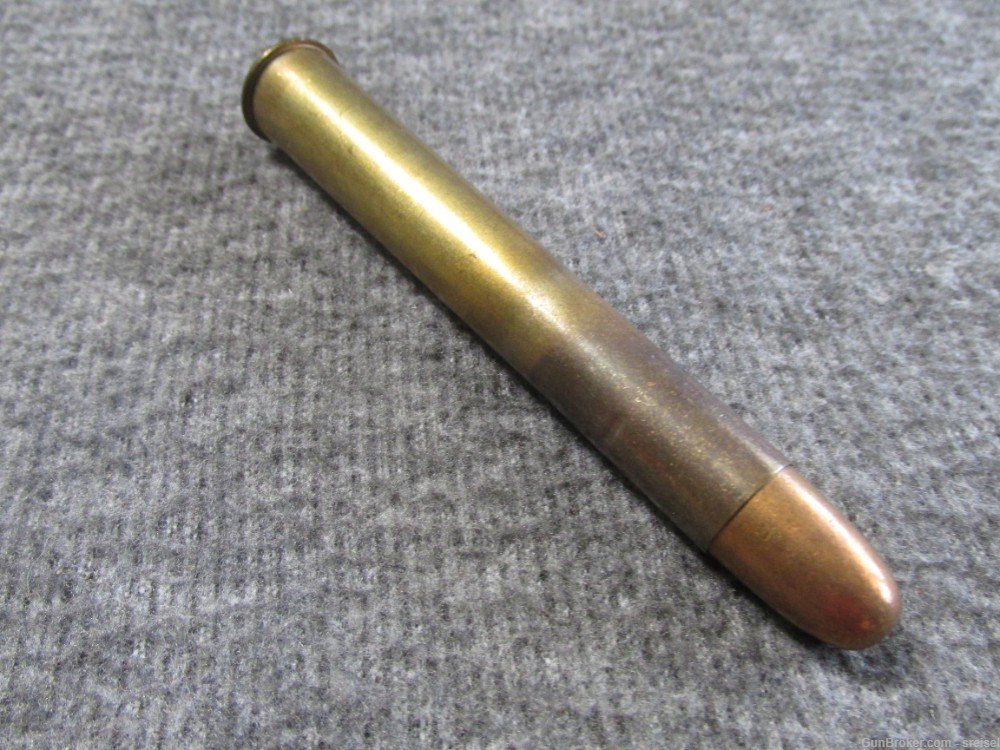 5 ROUNDS OF KYNOCH .450  NITRO-EXPRESS CARTRIDGES METAL COVERED BULLET-img-2