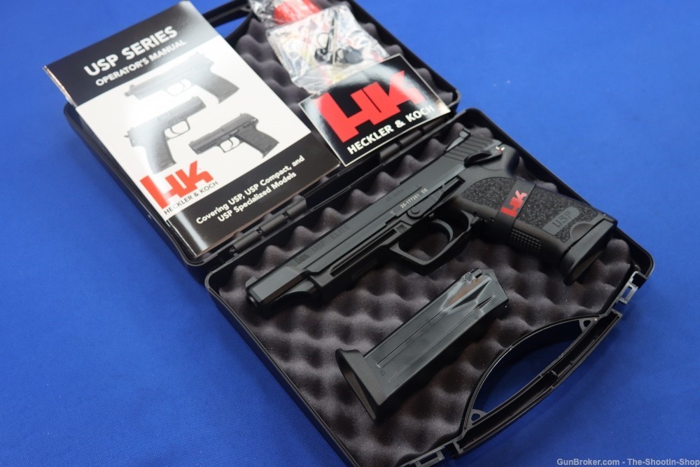 Heckler & Koch H&K USP 45 ELITE V1 Pistol 45ACP Safety Adj Sights 12RD 6"-img-0