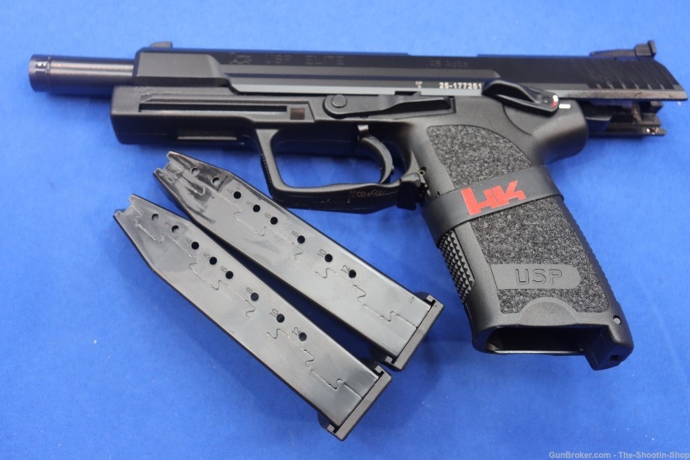 Heckler & Koch H&K USP 45 ELITE V1 Pistol 45ACP Safety Adj Sights 12RD 6"-img-22