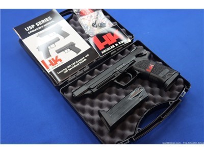 Heckler & Koch H&K USP 45 ELITE V1 Pistol 45ACP Safety Adj Sights 12RD 6"