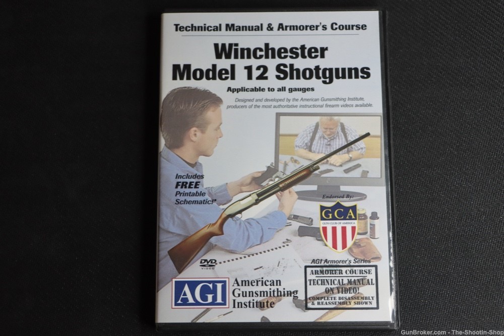 AGI Tech Manual & Armorers Course Instructional DVD Winchester Model 12 SG-img-0