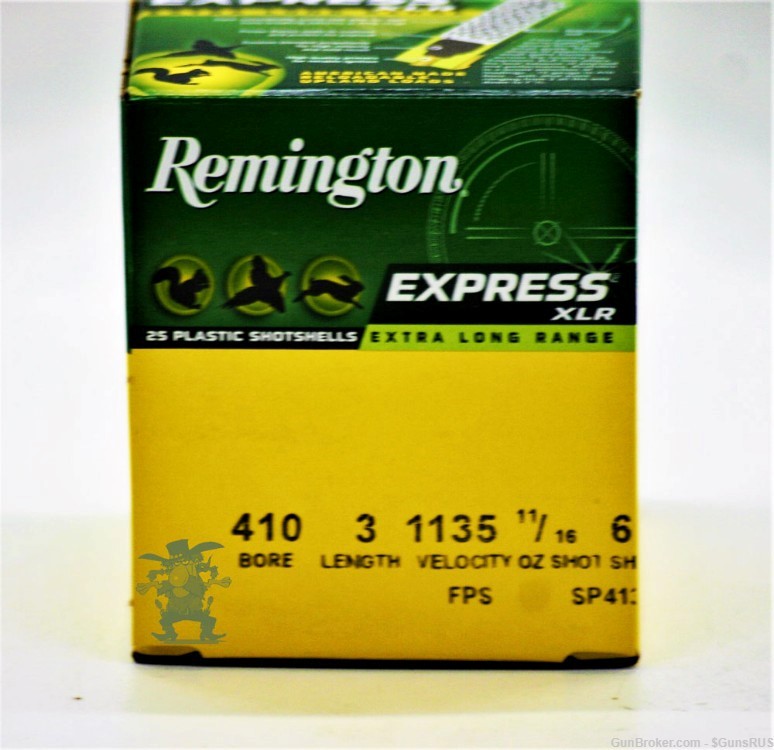 .410 Bore 3" No 6 Shot Remington ® EXPRESS XLR Xtra Long Range No.6 25 RD-img-1