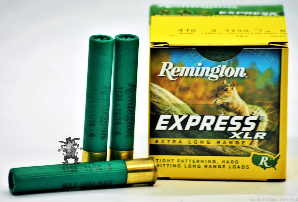 .410 Bore 3" No 6 Shot Remington ® EXPRESS XLR Xtra Long Range No.6 25 RD-img-0