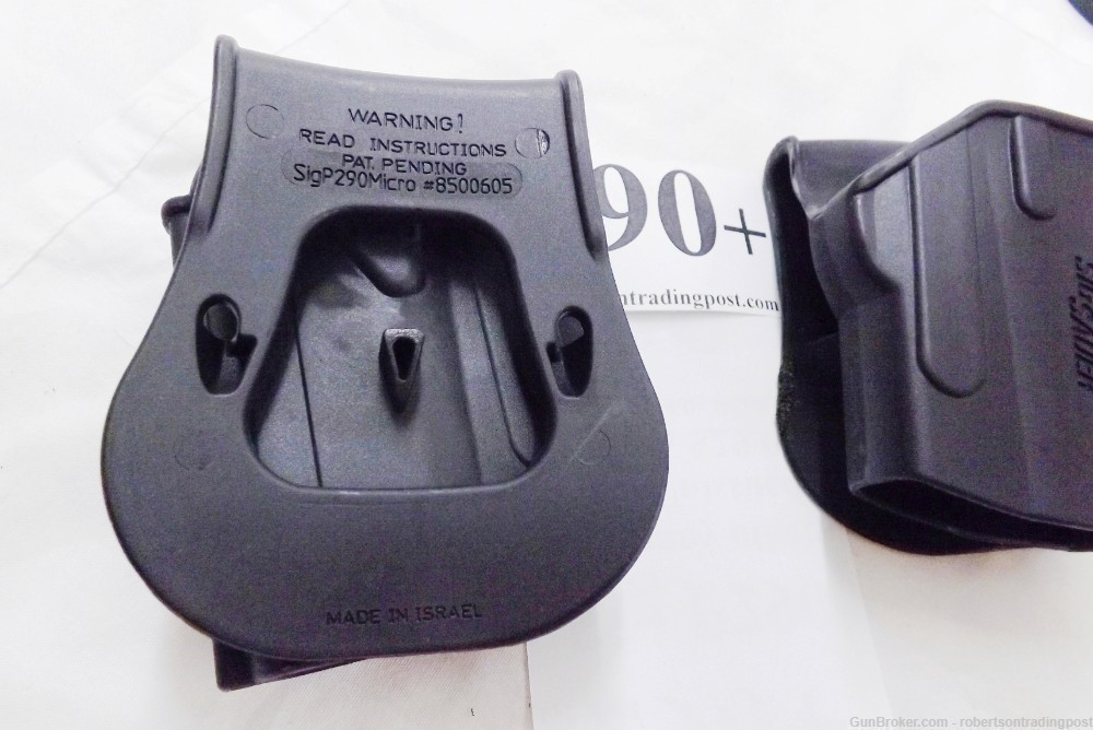 Sig P290 OT Paddle Holster fits Beretta 84 Bersa S&W SD9 Adaptable to many -img-19