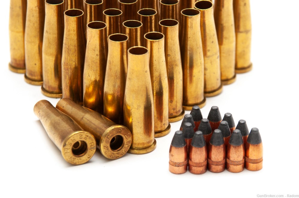 .22 Rem Jet Brass & Bullets | 445 bullets | 450 unprimed + More | Die Set-img-1