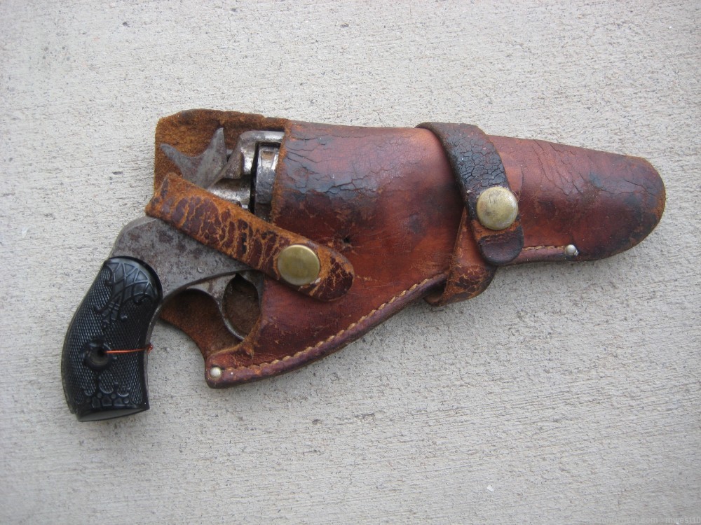 H&R The American Revolver With Holster Antique-img-13
