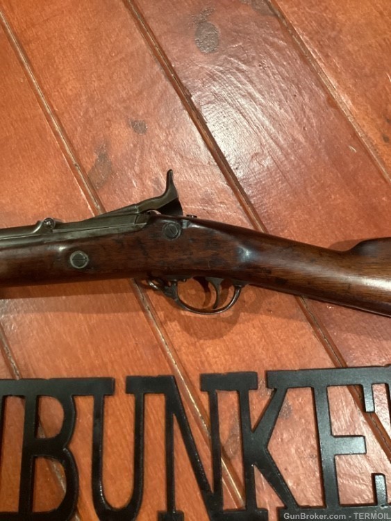 Rare 1864 Springfield 50-70 US Trapdoor Rifle 1866 -img-5