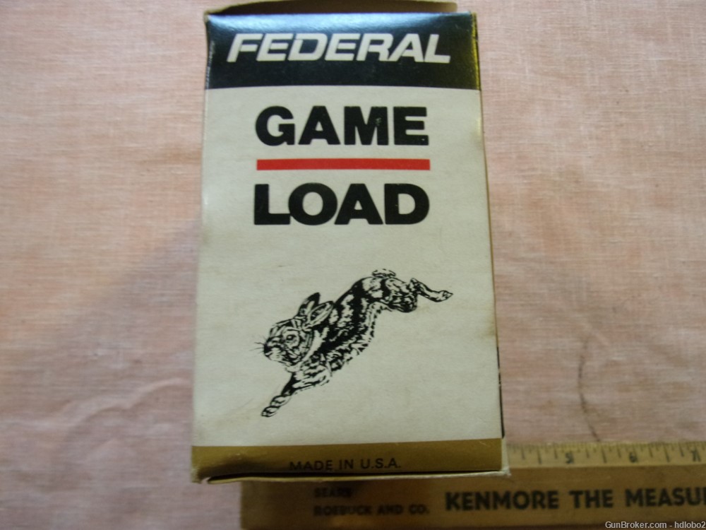 BOX OF 12 GAUGE FEDERAL GAME LOAD SHOTSHELLS-img-3