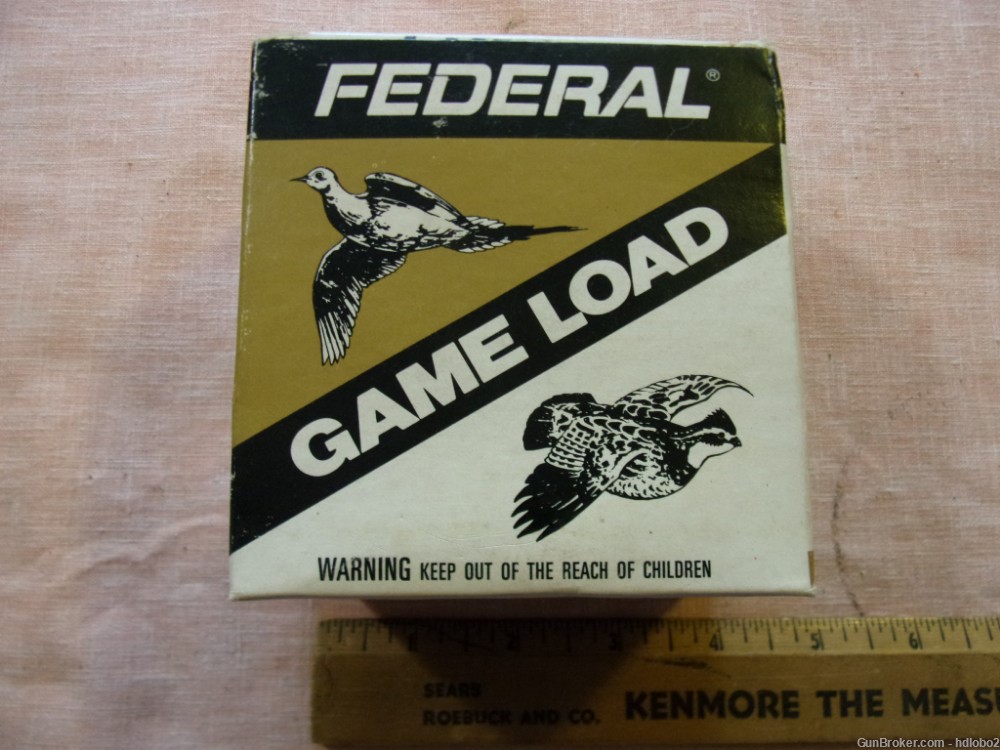 BOX OF 12 GAUGE FEDERAL GAME LOAD SHOTSHELLS-img-0