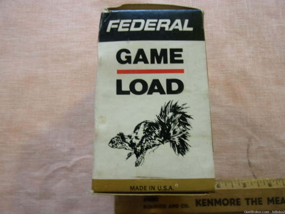 BOX OF 12 GAUGE FEDERAL GAME LOAD SHOTSHELLS-img-2