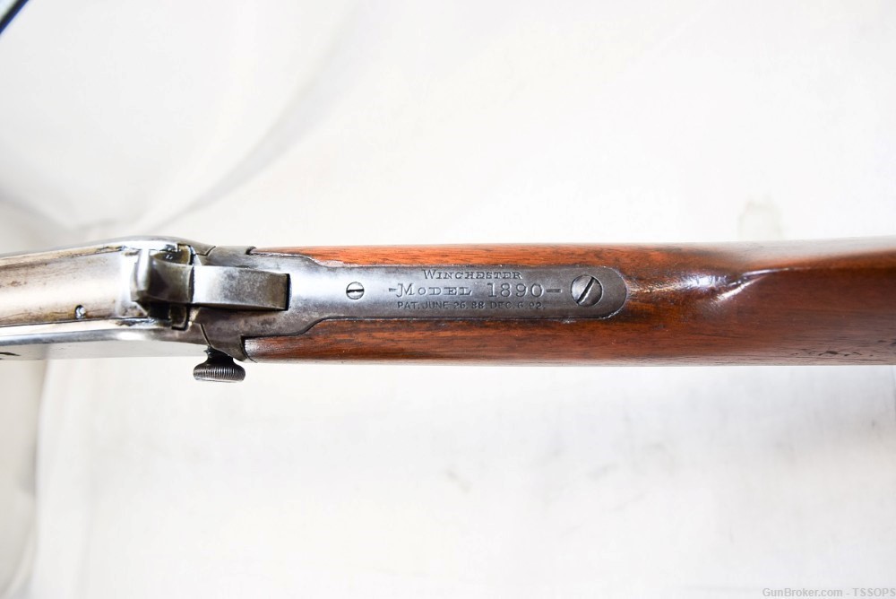 RARE 1900 WINCHESTER MODEL 1890 .22 SORT  PUMP ACTION RIFLE TAKE DOWN-img-2