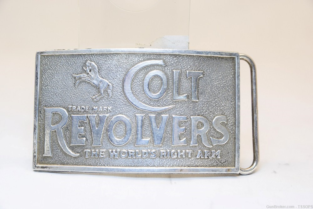 COLT FRONTIER SA  ARMY  REVOLVER 44-40 1903  TIFFANY SILVER BUCKLE 1903-img-6