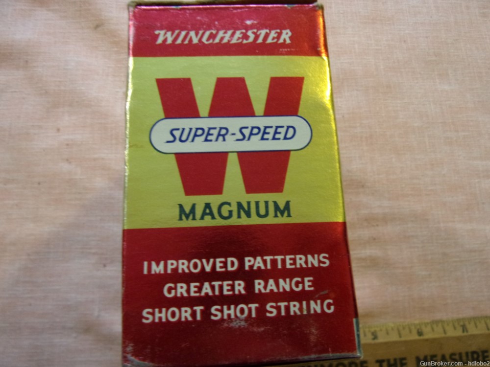 BOX OF WINCHESTER SUPER SPEED 12 GAUGE MAGNUM SHOTSHELLS-img-2