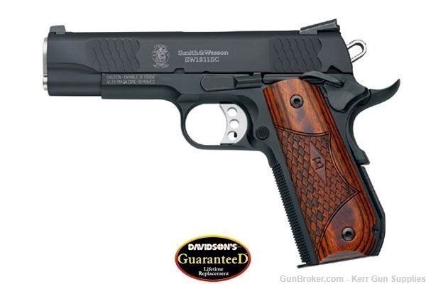 S&W 1911E SW1911SC 108483 .45ACP 8+1 NS BLACK PISTOL, NIB, 2-MAGS-img-0