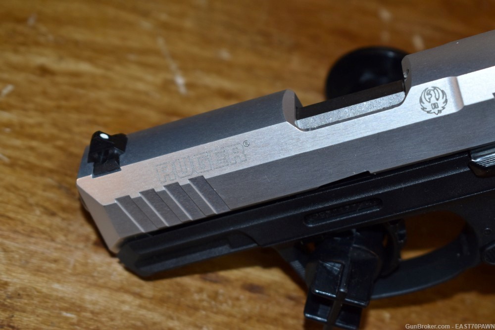Ruger SR22 .22 LR 3.5" (Silver) Rimfire Pistol Case & (6) 10RD Mags-img-6