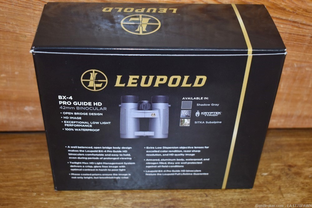 Leupold BX-4 Pro Guide HD 10x42MM Binoculars 172666 Shadow Gray-img-8