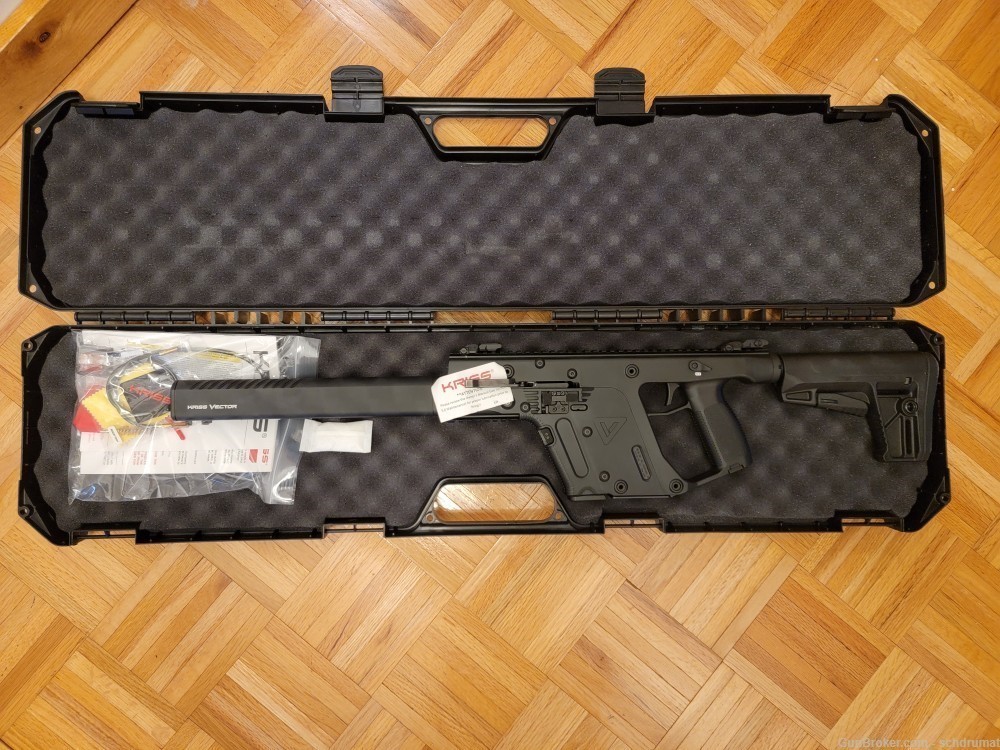 Kriss USA Vector CRB Carbine 10mm, Black, 16", 15+1 capacity, KV10-CBL20-img-1
