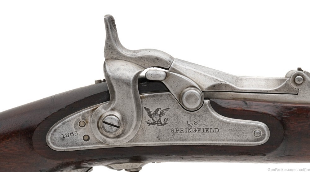 U.S. Springfield Model 1868 Trapdoor rifle .50-70 (AL8057)-img-2