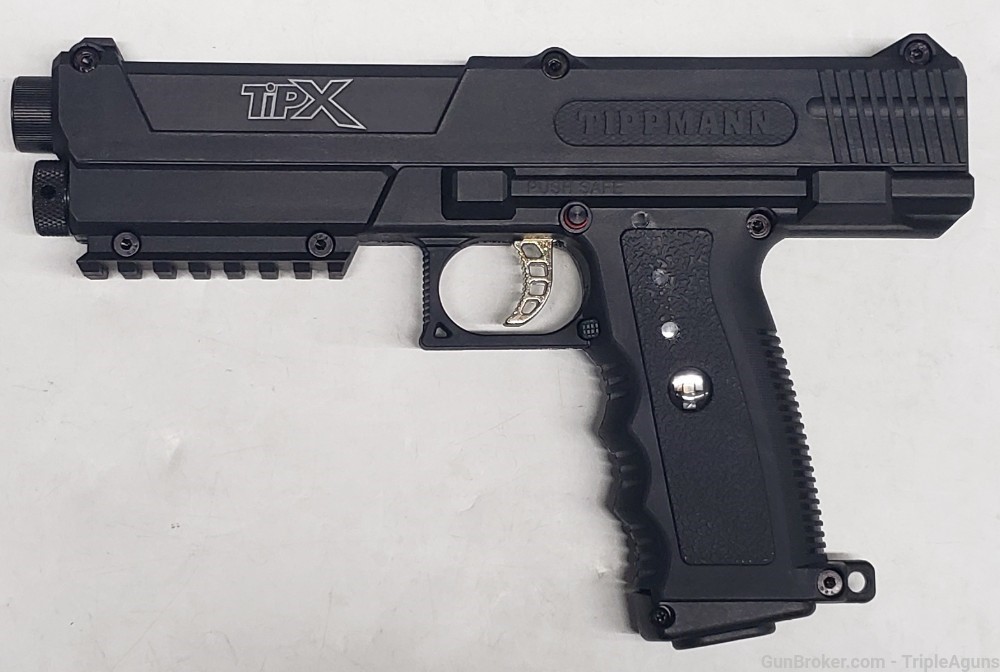 Tippman TIPX paintball marker .68 caliber CO2 mag fed new old stock-img-0