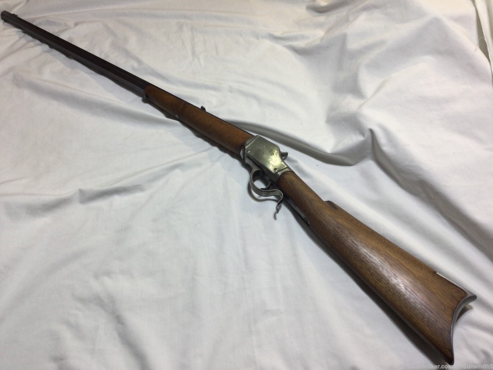 ANTIQUE 1886 WINCHESTER MODEL 1885 Sporting Rifle High Wall in .45-60 Cal.-img-1