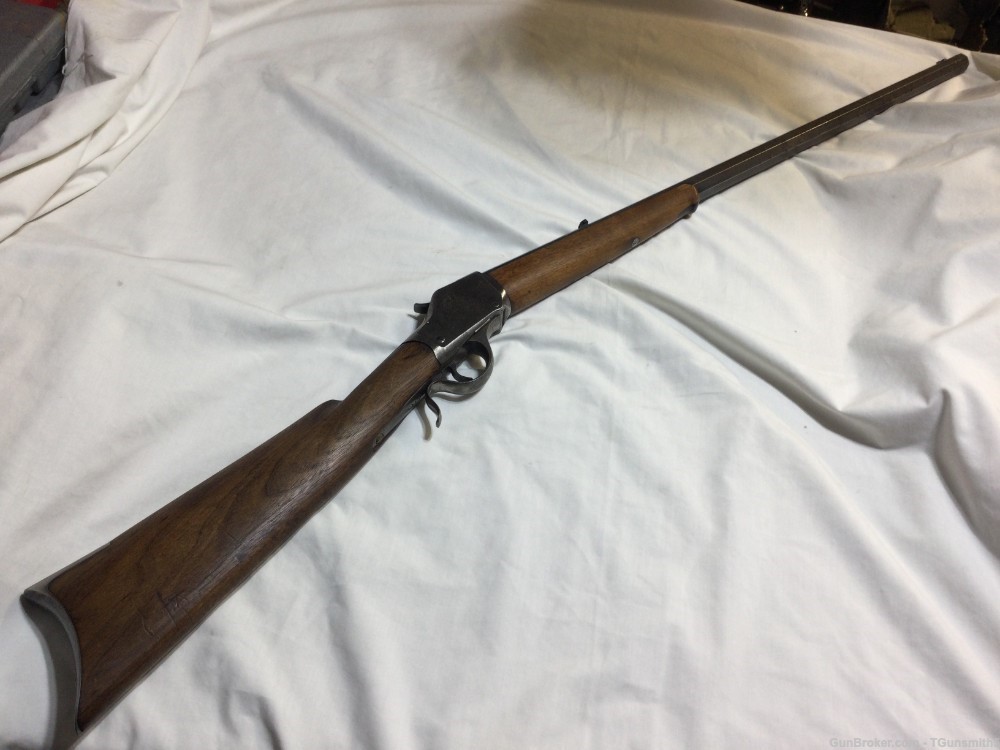 ANTIQUE 1886 WINCHESTER MODEL 1885 Sporting Rifle High Wall in .45-60 Cal.-img-0