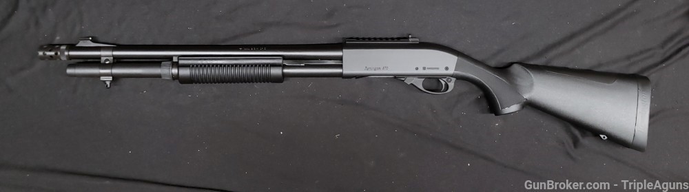 Remington 870 Tactical 12ga 18.5in barrel ghost ring sight R81198-img-0