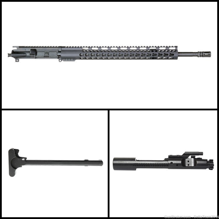 AR15 20" 5.56 NATO Rifle Upper Build Kit - BCG and Charging Handle Included-img-0