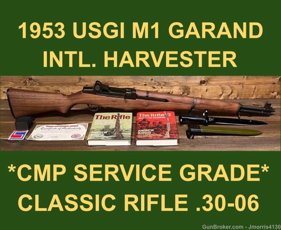 M1 GARAND CMP INTERNATIONAL HARVESTER IHC SERVICE GRADE GORGEOUS & RARE M1-img-0