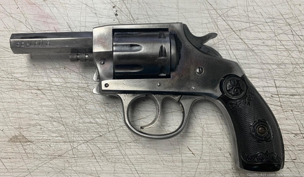Iver Johnson Target Sealed 8 22LR Repeater Revolver for Parts-img-1