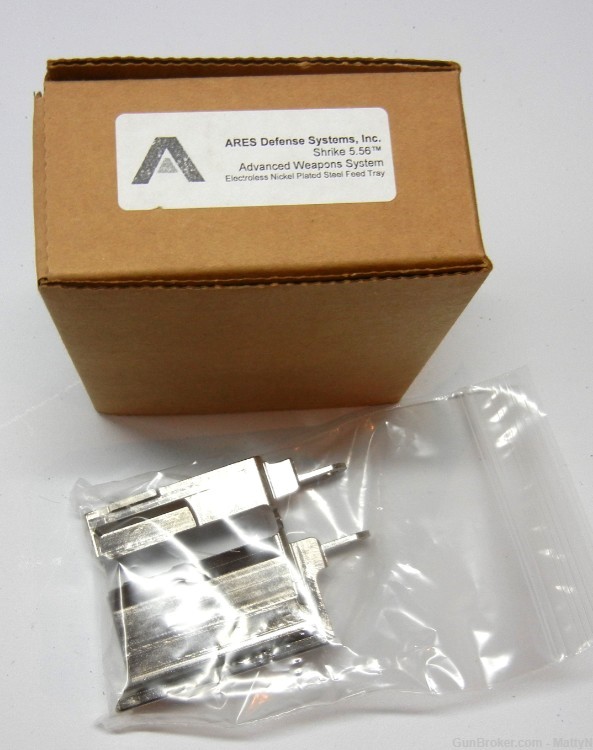 ARES SHRIKE 5.56 Nickel plated feed tray  FIGHTLITE MCR -img-0