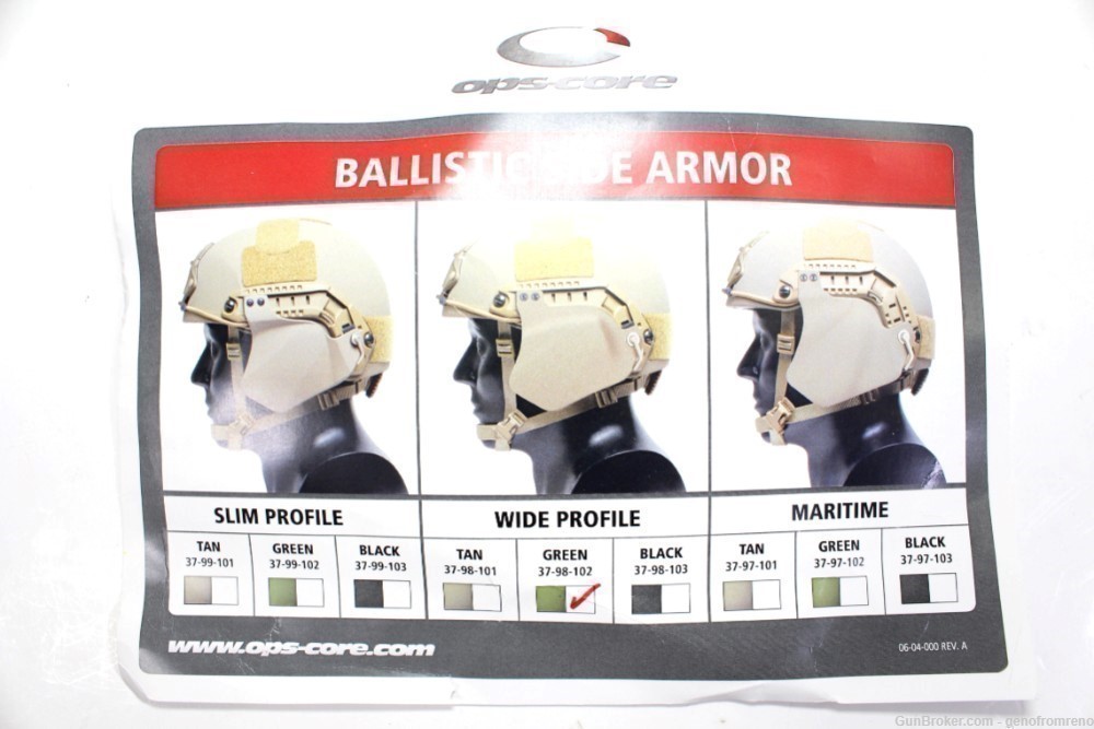 Ops Core FAST High Cut IIIA Ballistic Helmet Side Armor Crye Team Wendy XP-img-7