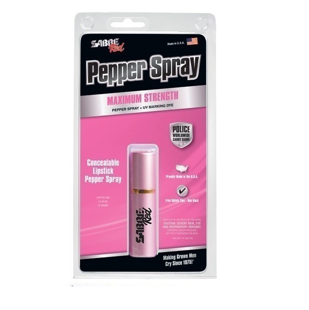 Sabre Red Lipstick Pepper Spray # LS-22-US-img-0