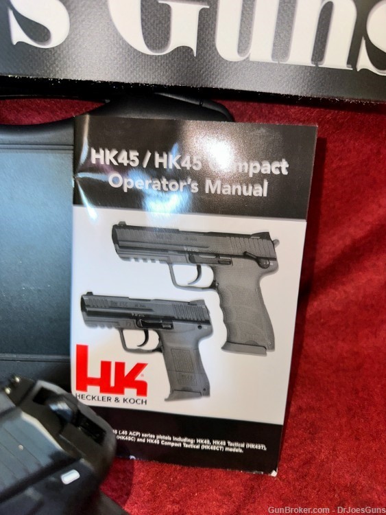 Heckler & Kock HK45C Compact Night Sight V7 LEM w/ Compensator & Ext Mag-img-3