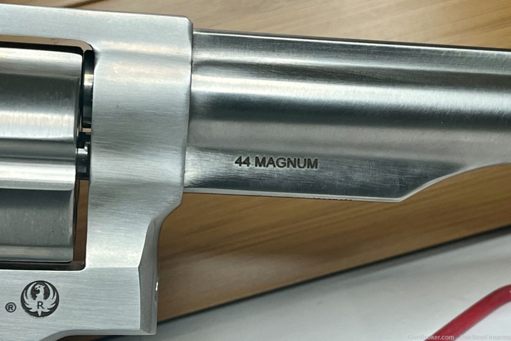 Ruger Redhawk 44 Rem Mag 7.50" 6 Round Wood Grip Satin Stainless Revolver -img-5