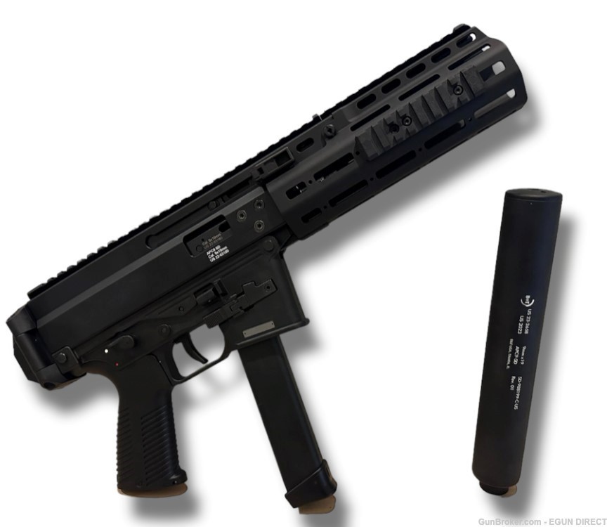 B&T APC9 SD PRO G 9mm 5.7" 33+1 Integrally Suppressed Pistol-img-3